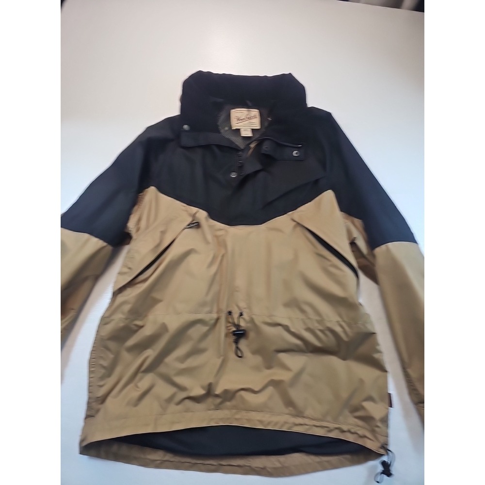 Woolrich Hydromax 2100Dark Khaki Mens Medium Pullover Outdoor Windbreaker Hooded